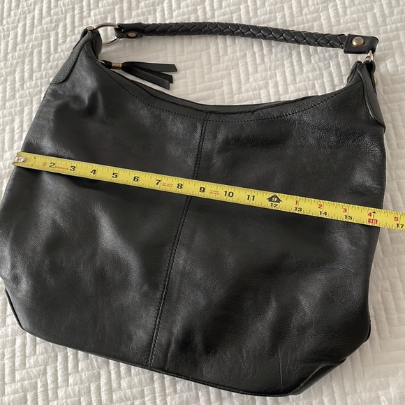 H&M 100% genuine leather shoulder bag/Black - Picture 12 of 14
